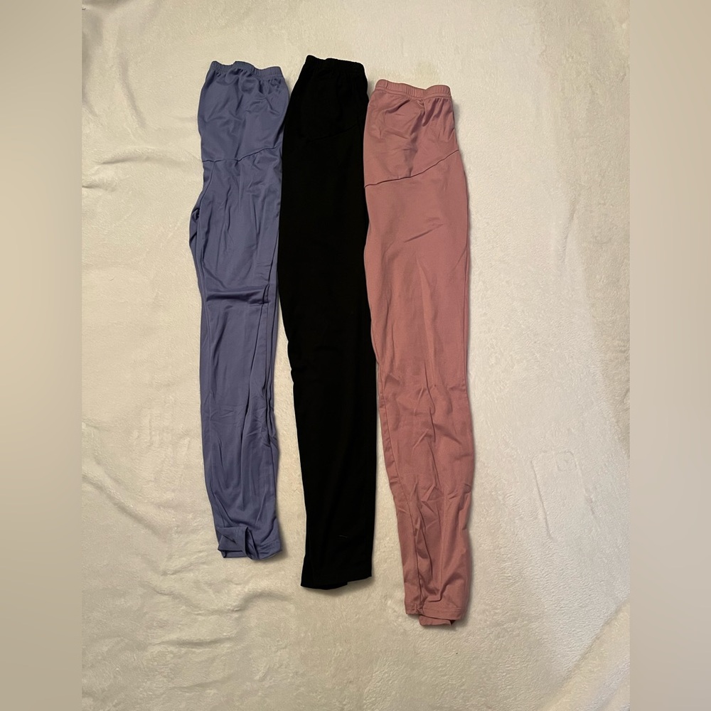 3 pack maternity leggings